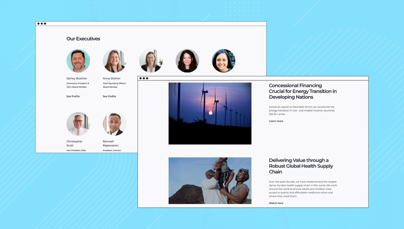 Chemonics 2025 site transformation