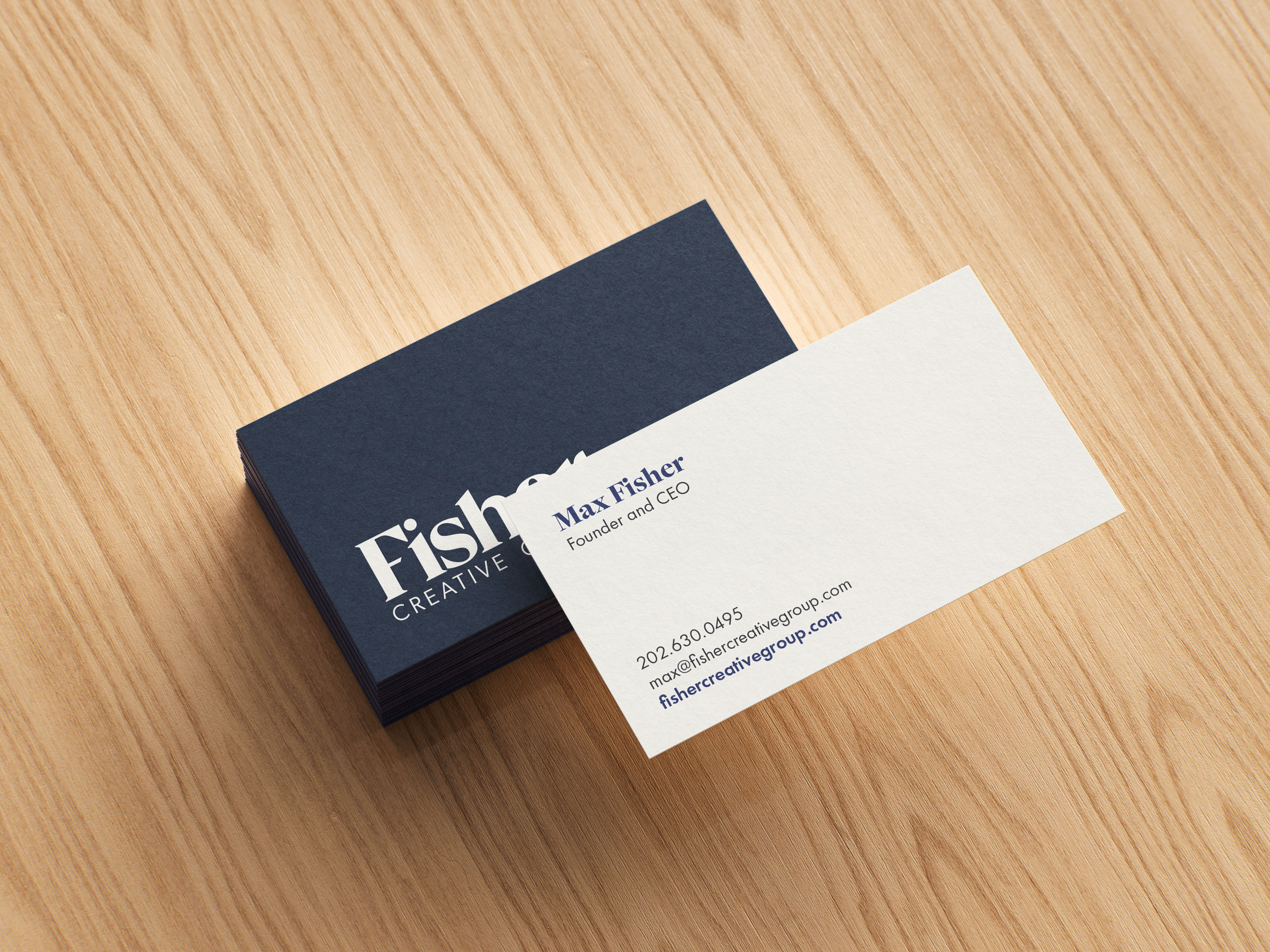 Fisher Creative Group business card