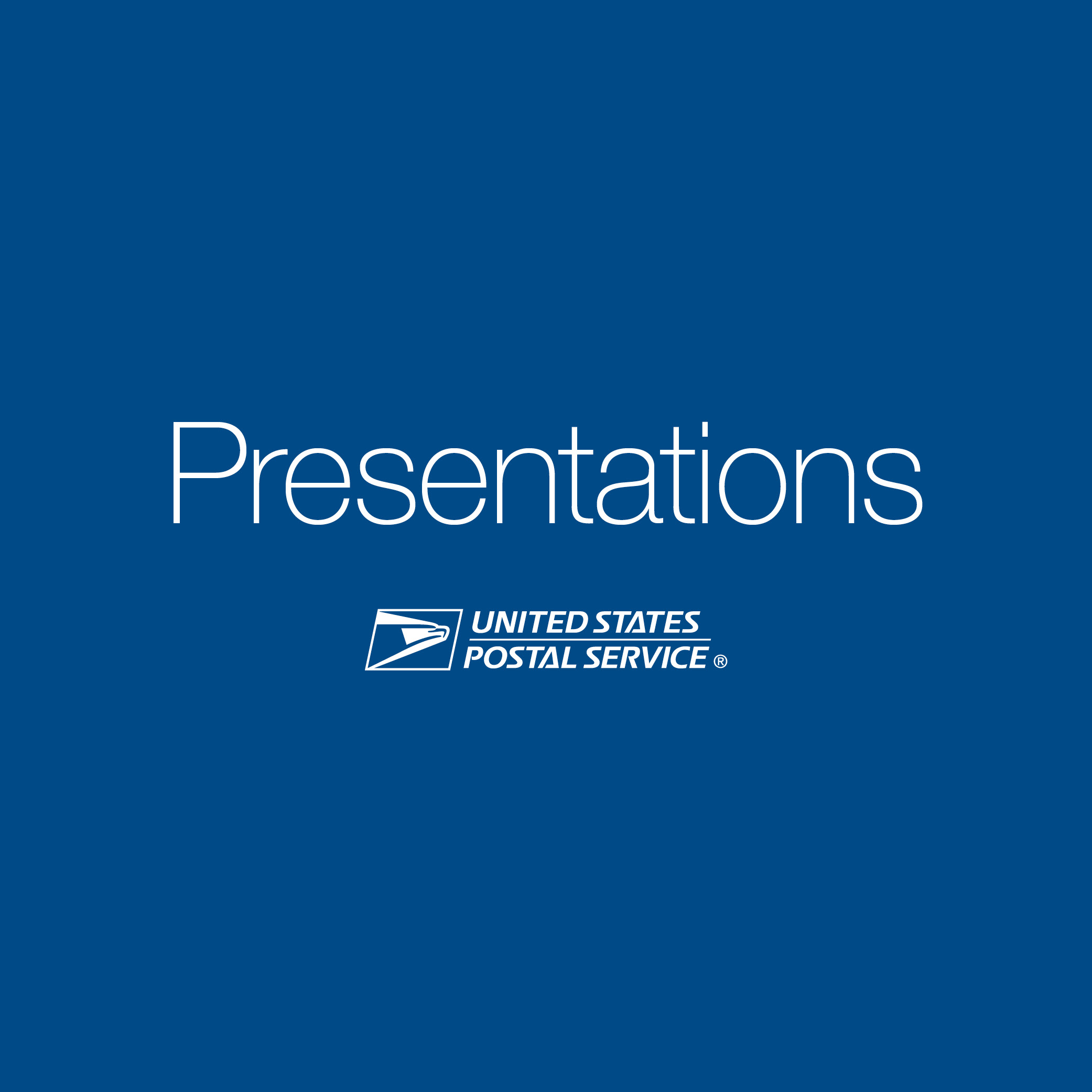 USPS: Presentations